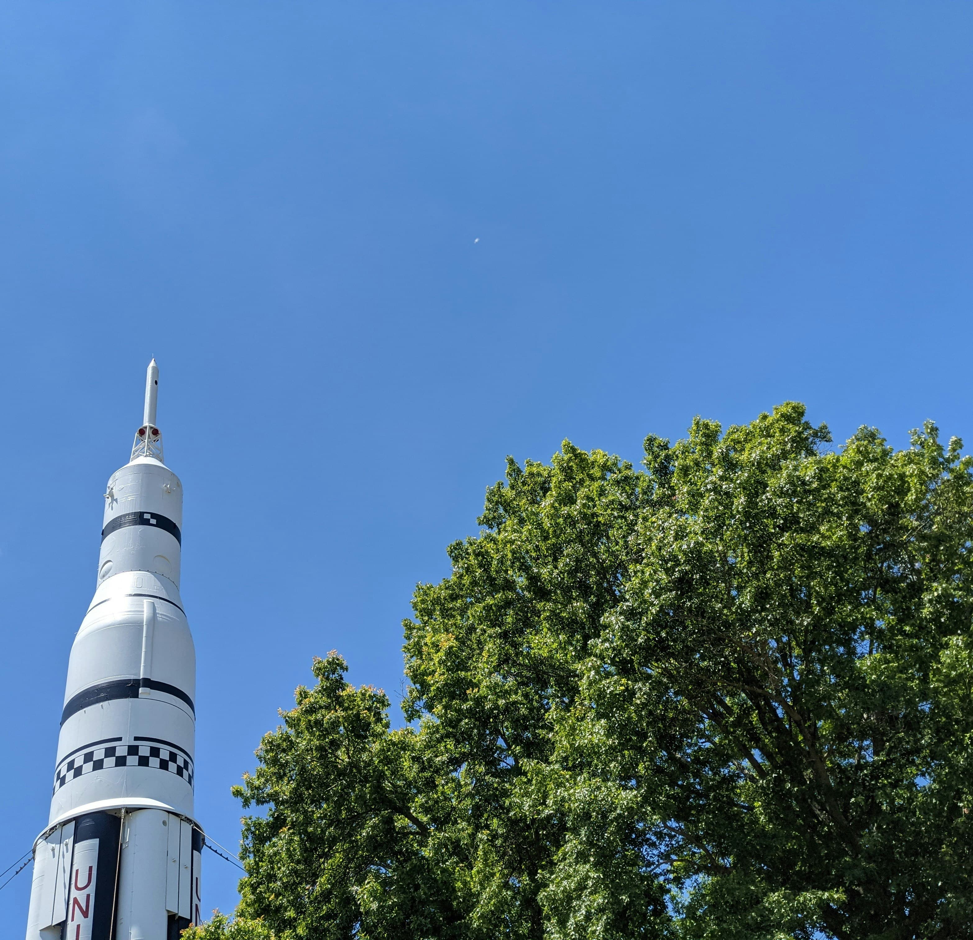 Saturn V rocket at the U.S. Space & Rocket Center in Huntsville, Alabama